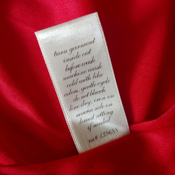 Blue Rain Red Lace Mini Halter Dress Size M - Picture 10 of 10